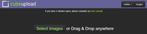 英国老牌免费在线图床 无限容量 Cubeupload