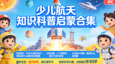 从入门到探秘 少儿航天知识科普启蒙合集