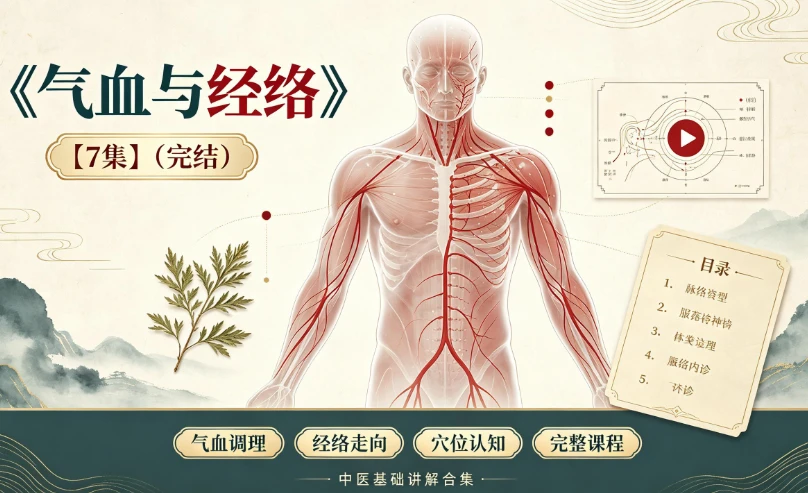 【健康养生】中医课程《气血与经络》